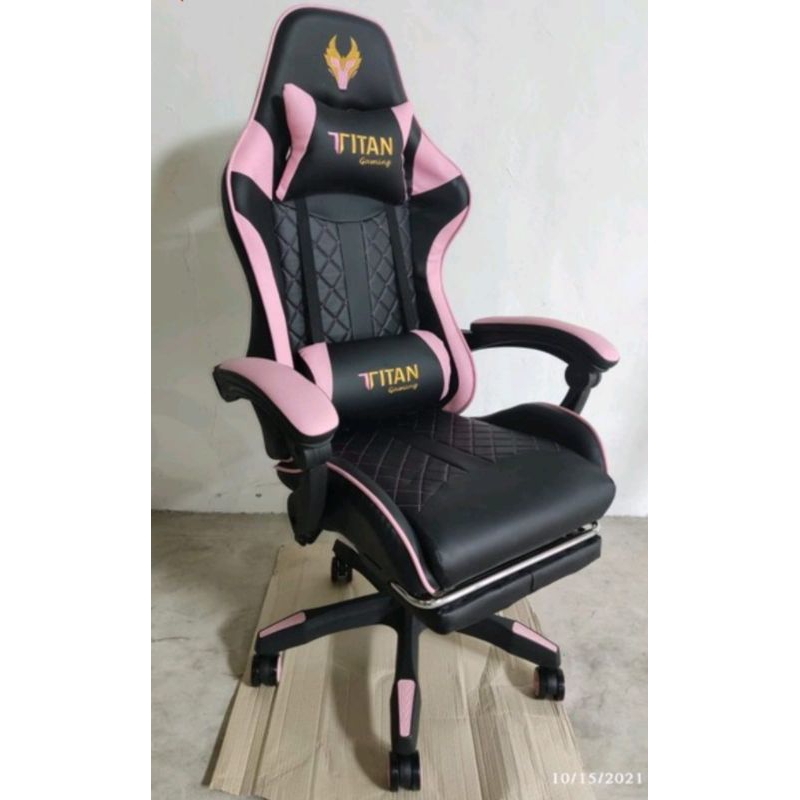 Kursi gaming import bahan busa empuk jahitan rapi