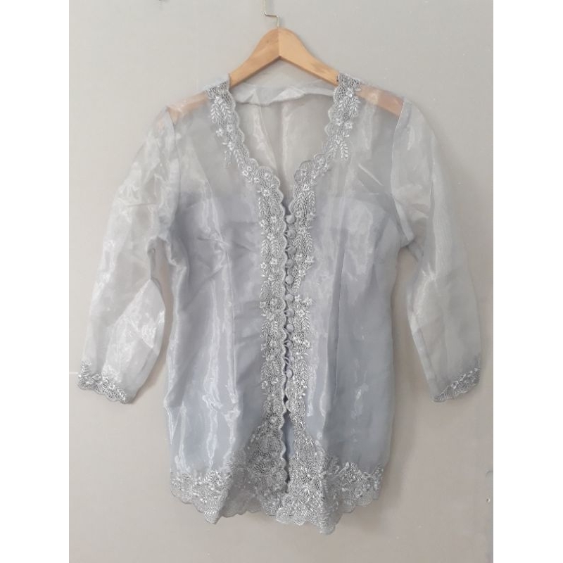 Kebaya Set / Setelan Kebaya / Kebaya One Set / Kebaya Modern / Kebaya Bordir / Kebaya Silver / Kebay