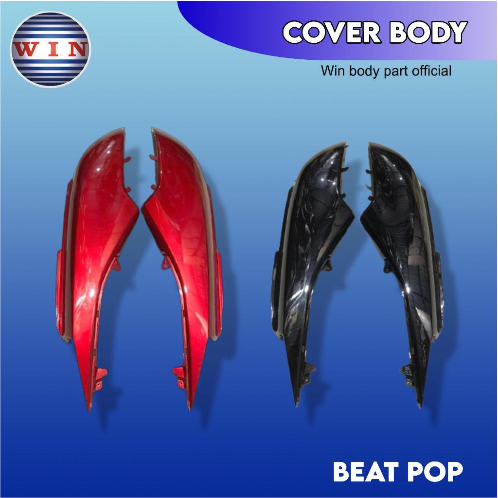 WIN Cover Body Tebeng Body Samping Set Kanan-Kiri Box Body Motor Honda Beat Pop (K61)