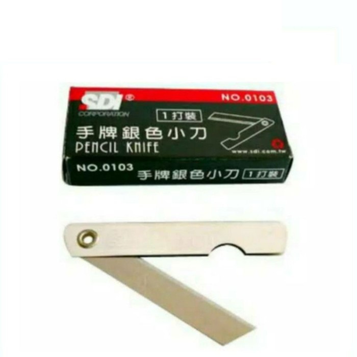 

Rmdodo - Pisau Silet SDI 0103 1 Box Kecil Isi 12 Pcs / Pencil Knife