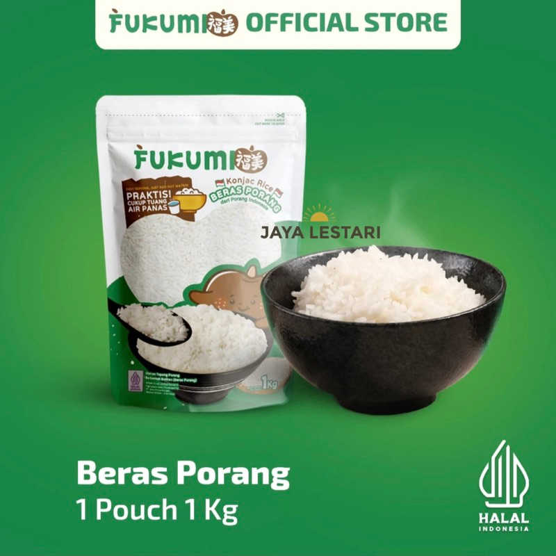 

Fukumi Beras Porang Pouch (1kg)