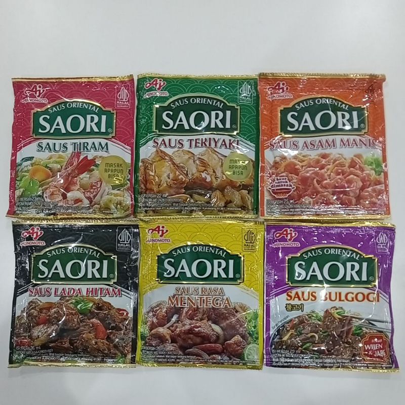 

Saori Saus Oriental 23 ml Sachet All Varian