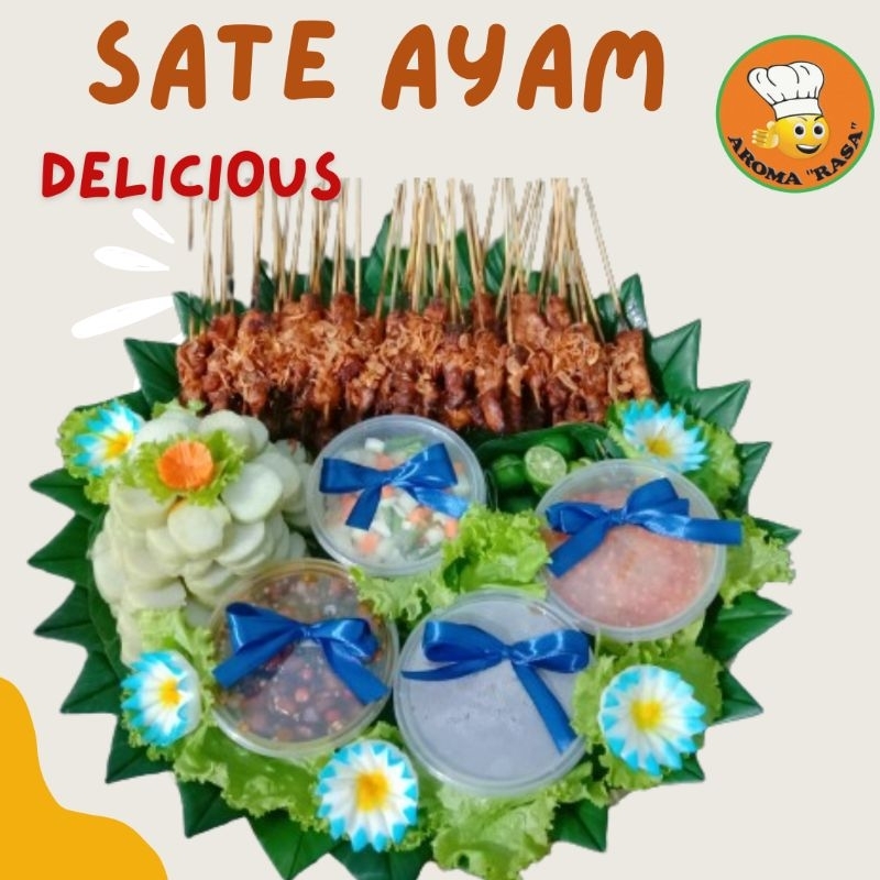 

Tumpeng sate/Tumpeng/Sate tampah/Sate ayam 20 Porsi