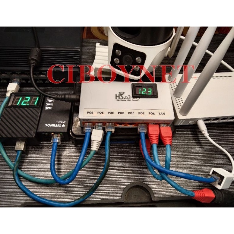 KODE L66O switch HSAirPo modif POE inout 93volt