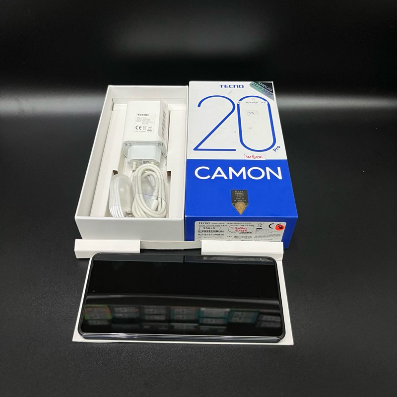 Tecno 20 Camon Pro 8/256gb Fullset Second Garansi Resmi