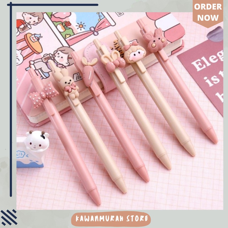 

Pulpen Mekanik Karakter Boneka Lucu / Pulpen Gel Hiasan Boneka