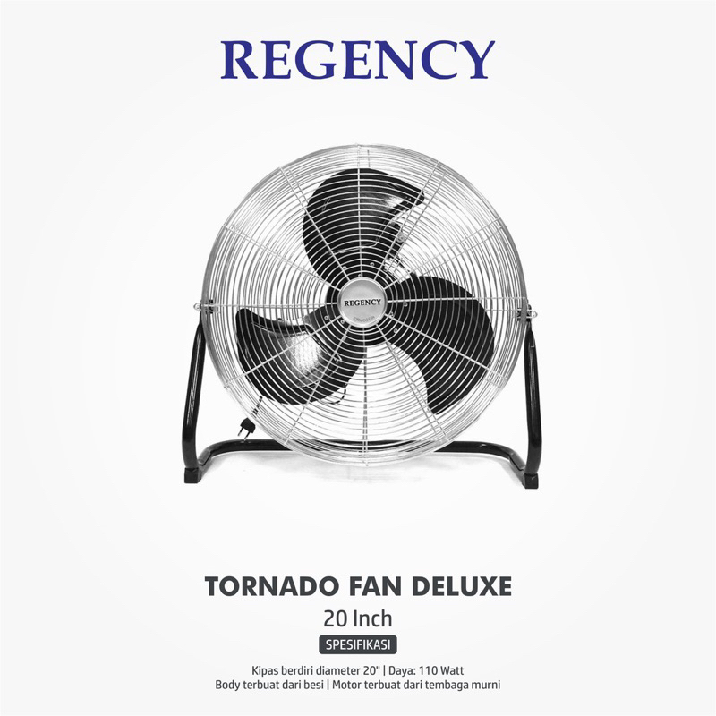 REGENCY Kipas Angin Tornado Fan Regency Deluxe DLX 20 inch Regency kipas angin Regency kipas angin besi