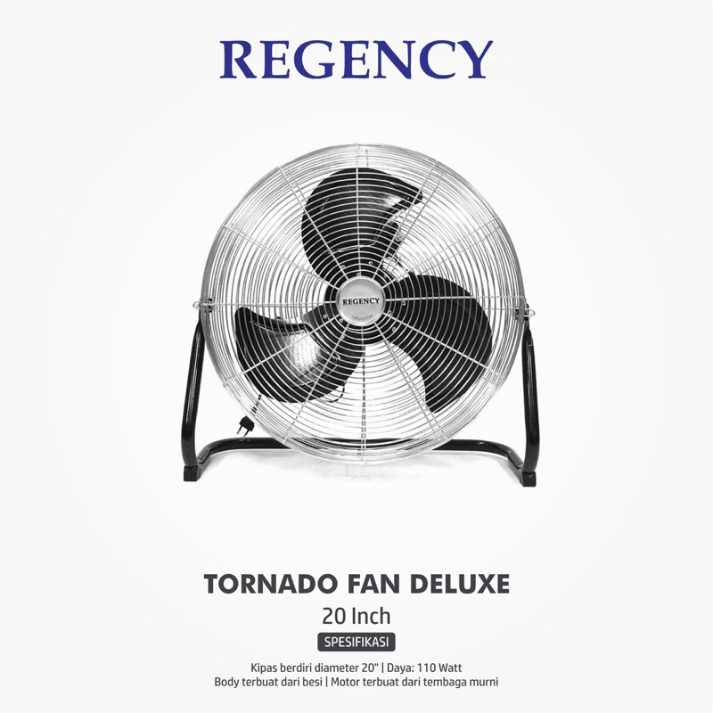 REGENCY Kipas Angin Tornado Fan Regency Deluxe DLX 20 inch Regency kipas angin Regency kipas angin b