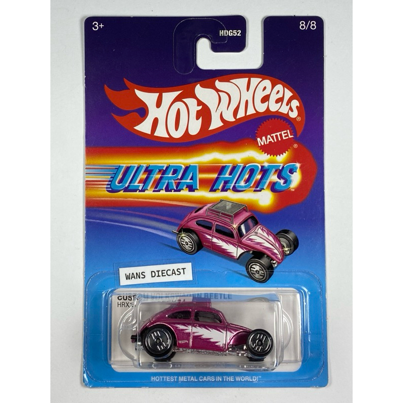 Hot Wheels Ultra Hots Custom Volkswagen Beetle pink