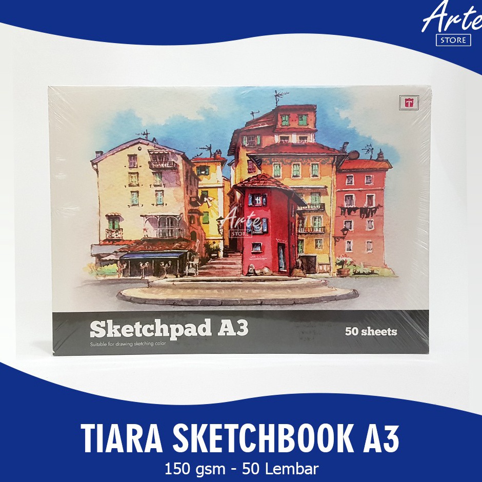 

Tiara Artist Sketch Pad A3 5 lembar