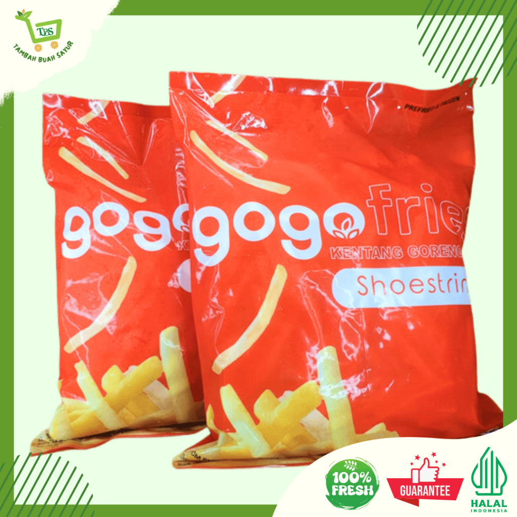 

Kentang Gogo Shoestring 1 kg | Tambah Buah Sayur