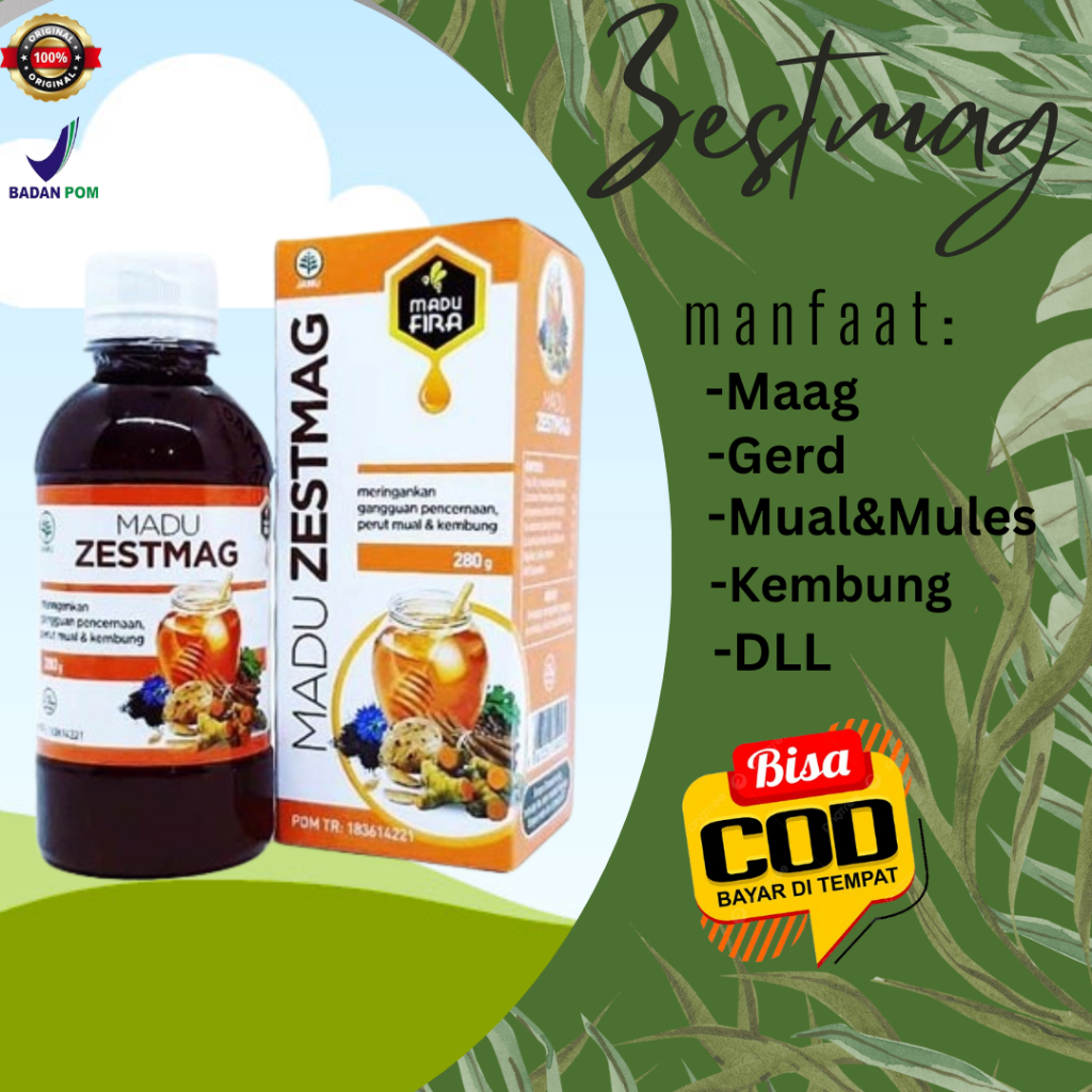 

PROMO...!!! Madu Zestmag Asli 100% Original - Madu Herbal Asam lambung