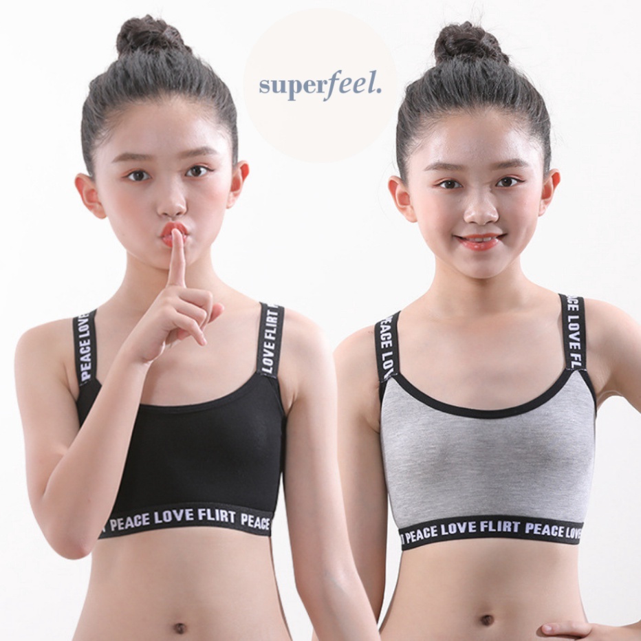 Ready Stock MINI SET ANAK PEREMPUAN KATUN MINISET COTTON PURE MURNI PAKAIAN DALAM DALEMAN BEHA BRA A