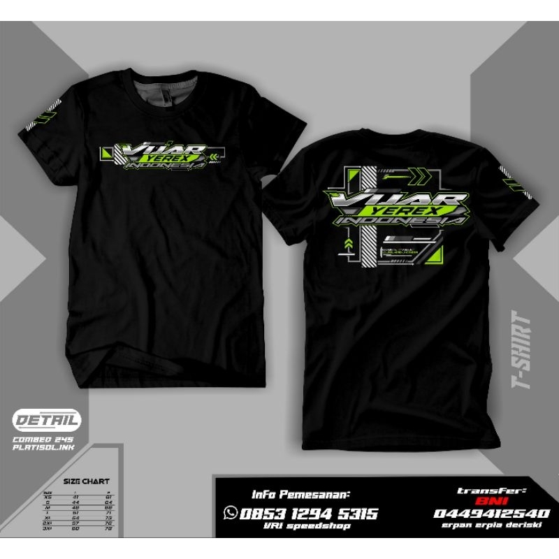 Kaos Original Vijar Yerex Indonesia