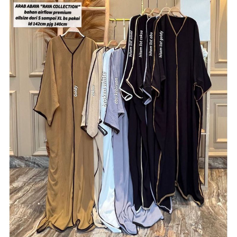 Arab Abaya / Abaya Saudi / Gamis Hitam / Abaya Arab / Abaya Hitam / Abaya Murah / Abaya Loose / Abay