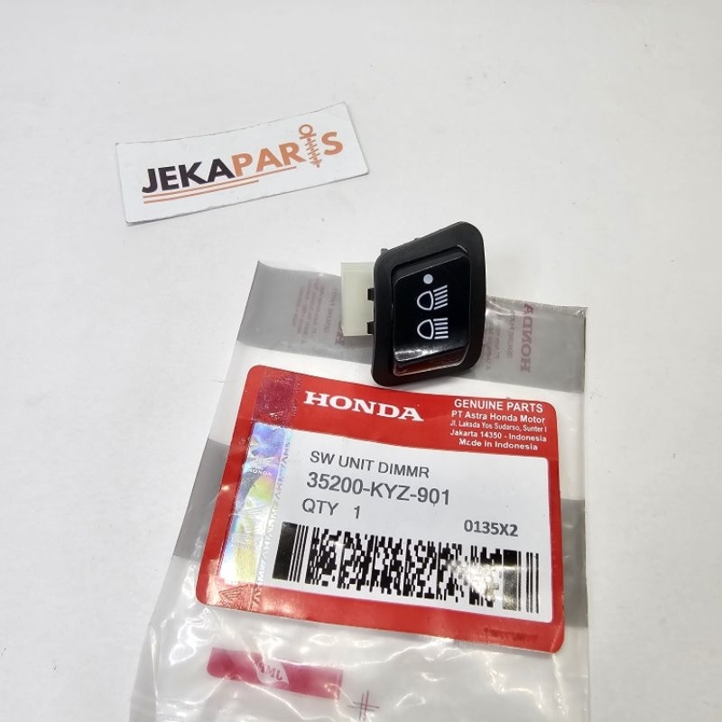 Tombol Saklar Dim Lampu 3 Titik Motor Beat FI Scoopy FI Spacy FI Vario 125 Techno Blade New Revo Abs