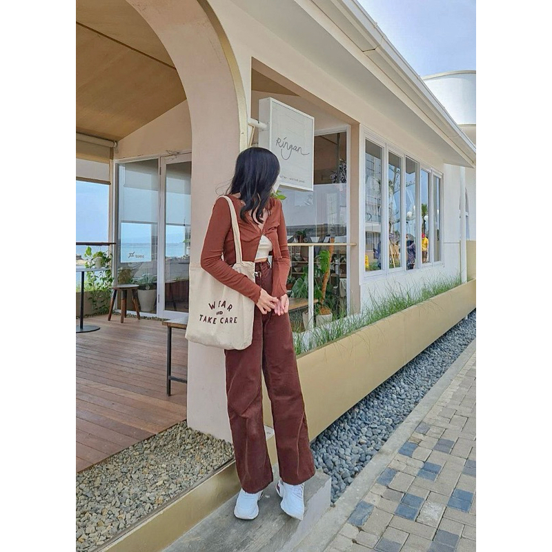 brown corduroy jeans