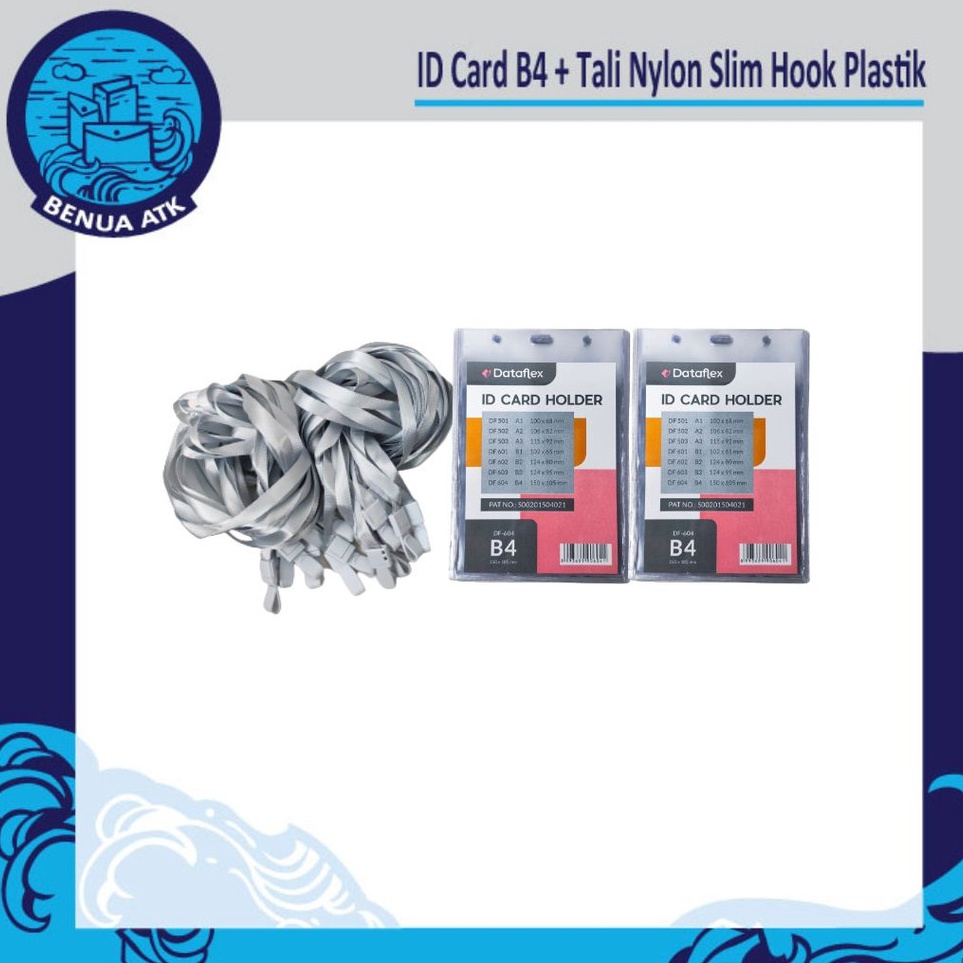 

Diskon Promo Bundling ID Card B4 Tali Nylon Slim Hook Plastik CBTNYLK