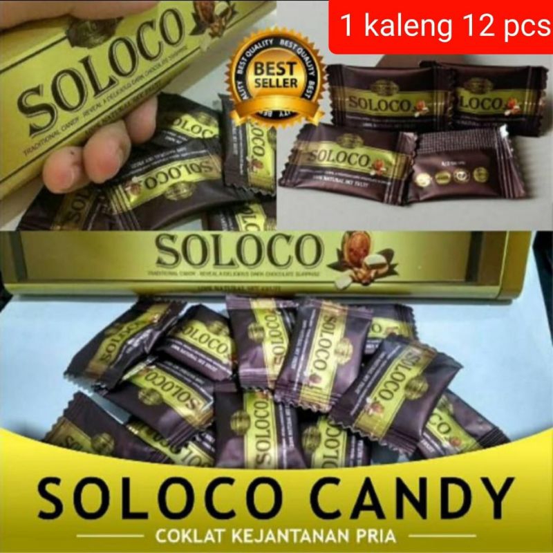 Soloco Asli Original Au 100% Permen Coklat Obat Candy Stamina Pria Dewasa Kuat