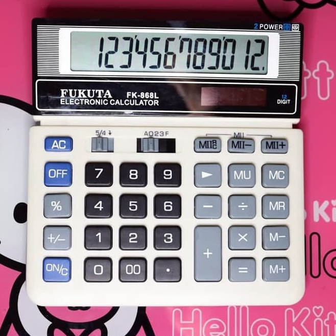

Revolutionary Kalkulator FK 868 L Calculator 12 Digit Kalkulator