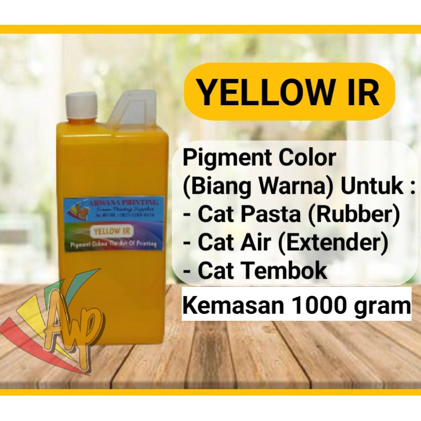 

Biang Warna Sablon Kuning Pigment Yellow IR 1kg