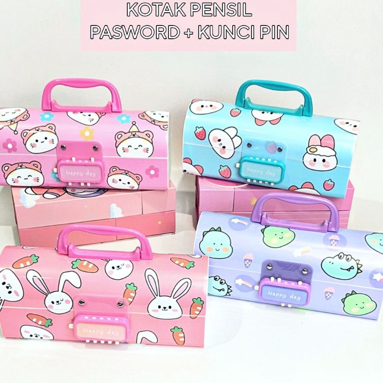 

Praktis HD Kotak Pensil Plastik Kode Whiteboard KacaKotak Pensil KodePencil Case