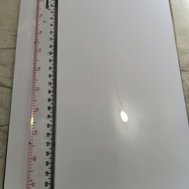 

Magnet Sheet White Board Glossy 3x2cm Tebal 7mm