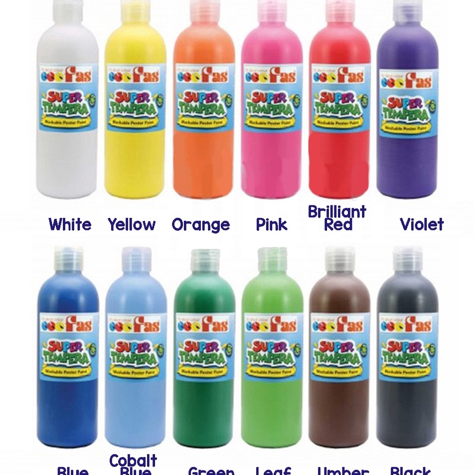 

FAS Super Tempera Washable Paint 5ml Cat Air Anak Painting