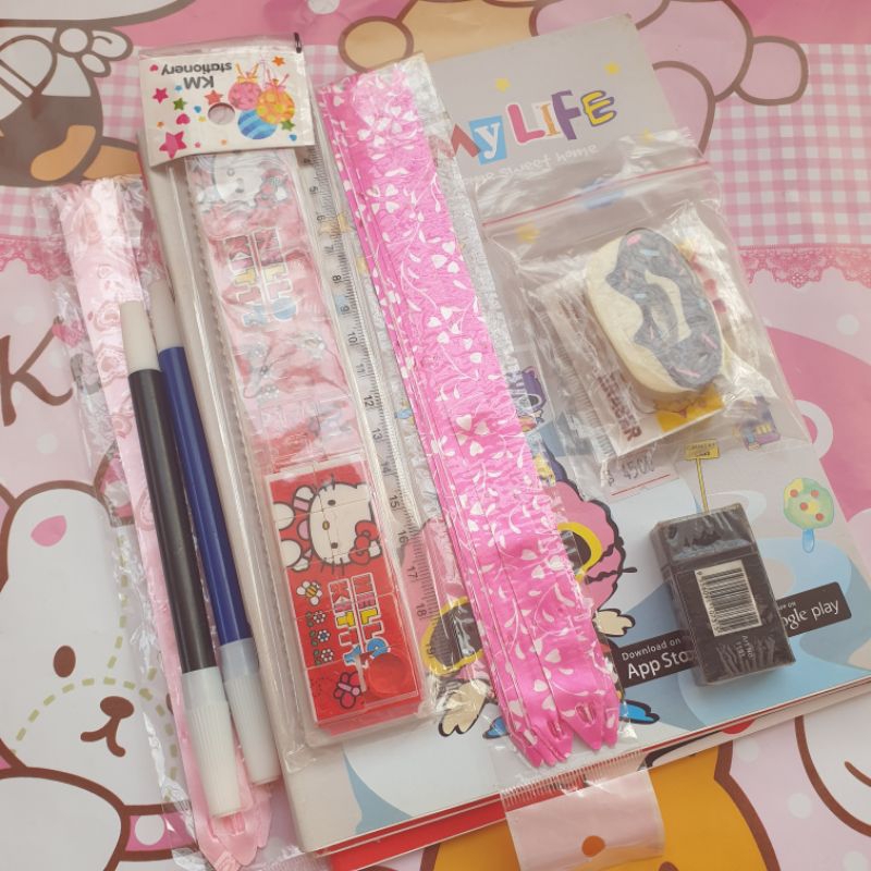 

Paketan Alat Tulis kecil kecilan (isinya ada di deskripsi!!) – tokoatkpuffle