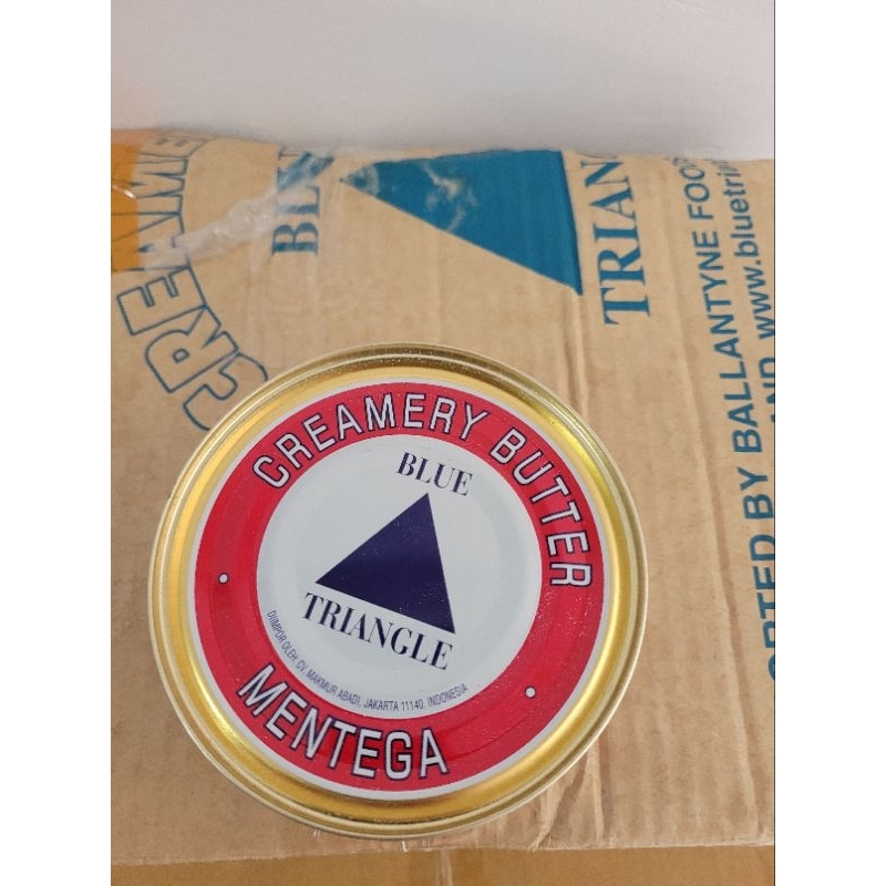 

butter segitiga biru 340gr / mentega blue triangle creamery butter 340gr kaleng