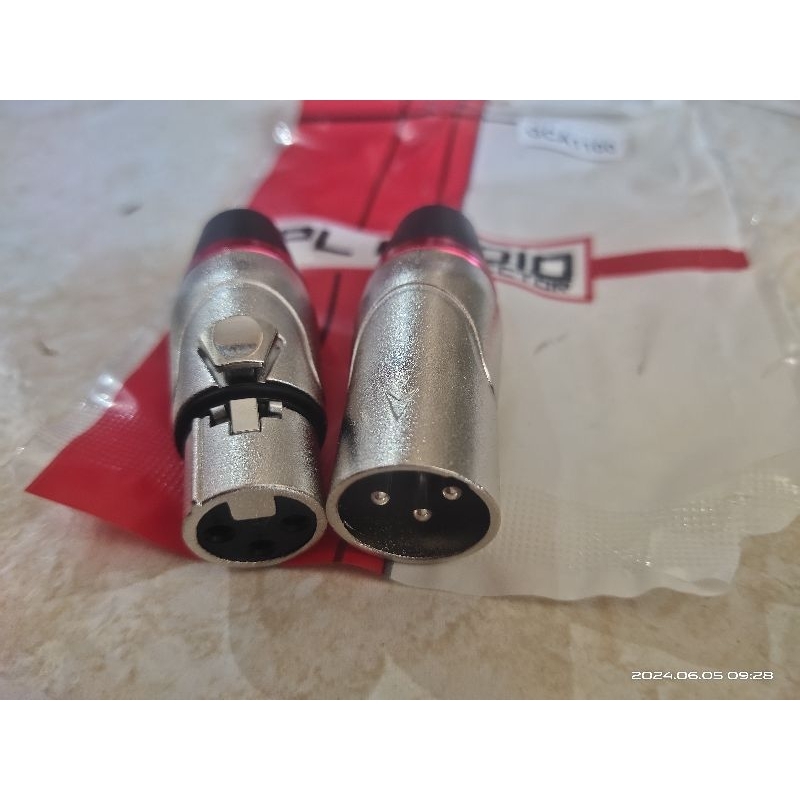 SEPASANG JACK CANON DAN SOCKET CANON SPL AUDIO PRIGINAL
