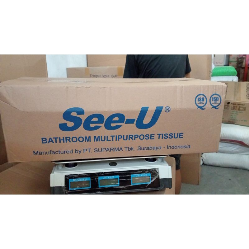 [1 dos] tissue pop up merk see u montana / tissue meja pop up kecil / tissue box mini / tissue pop u