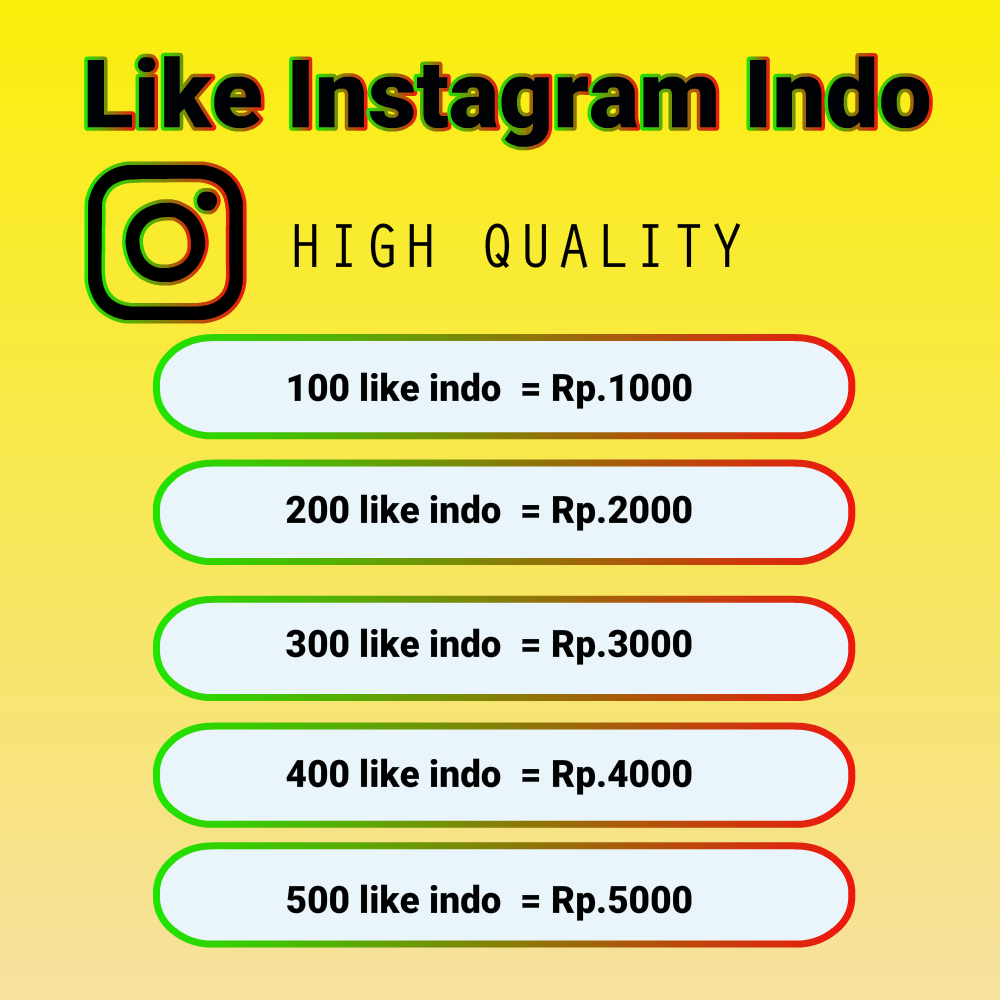 Like Instagram Indo Termurah Proses Cepat Real IG LIke Indonesia