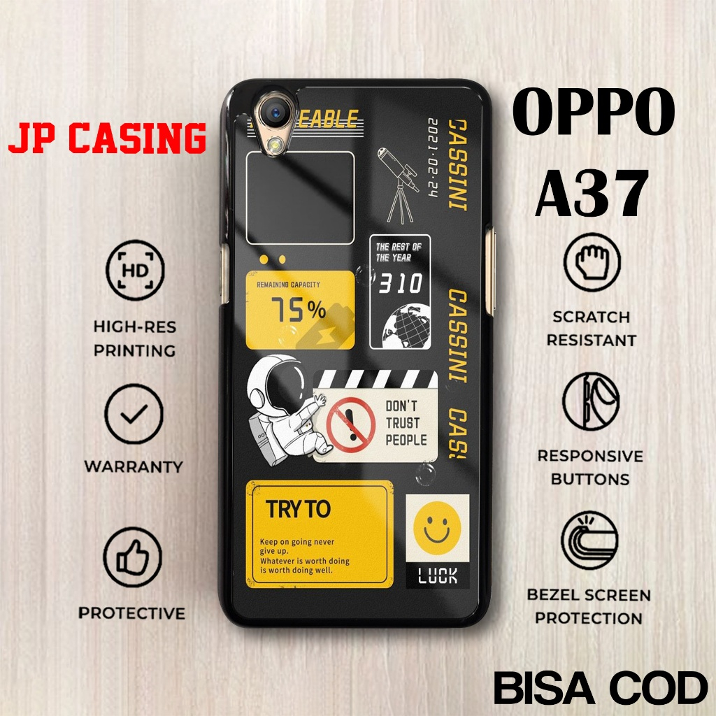 Case Oppo A37 Terbaru - Oppo A37 - Motif Aesthe Baru Cute - Hardcase Premium Glossy - Softcase Hp Op