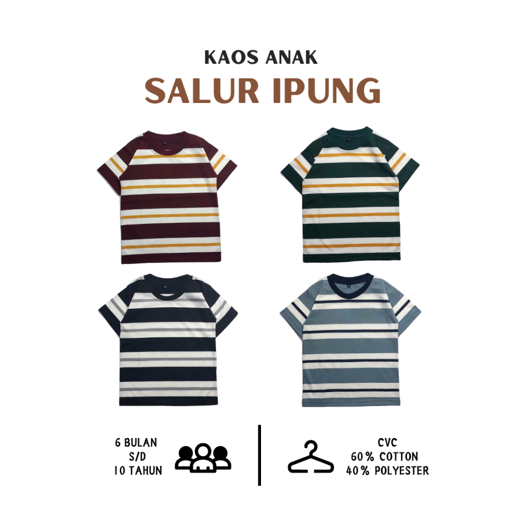 Plat D Konveksi | Kaos Anak Salur Ipung