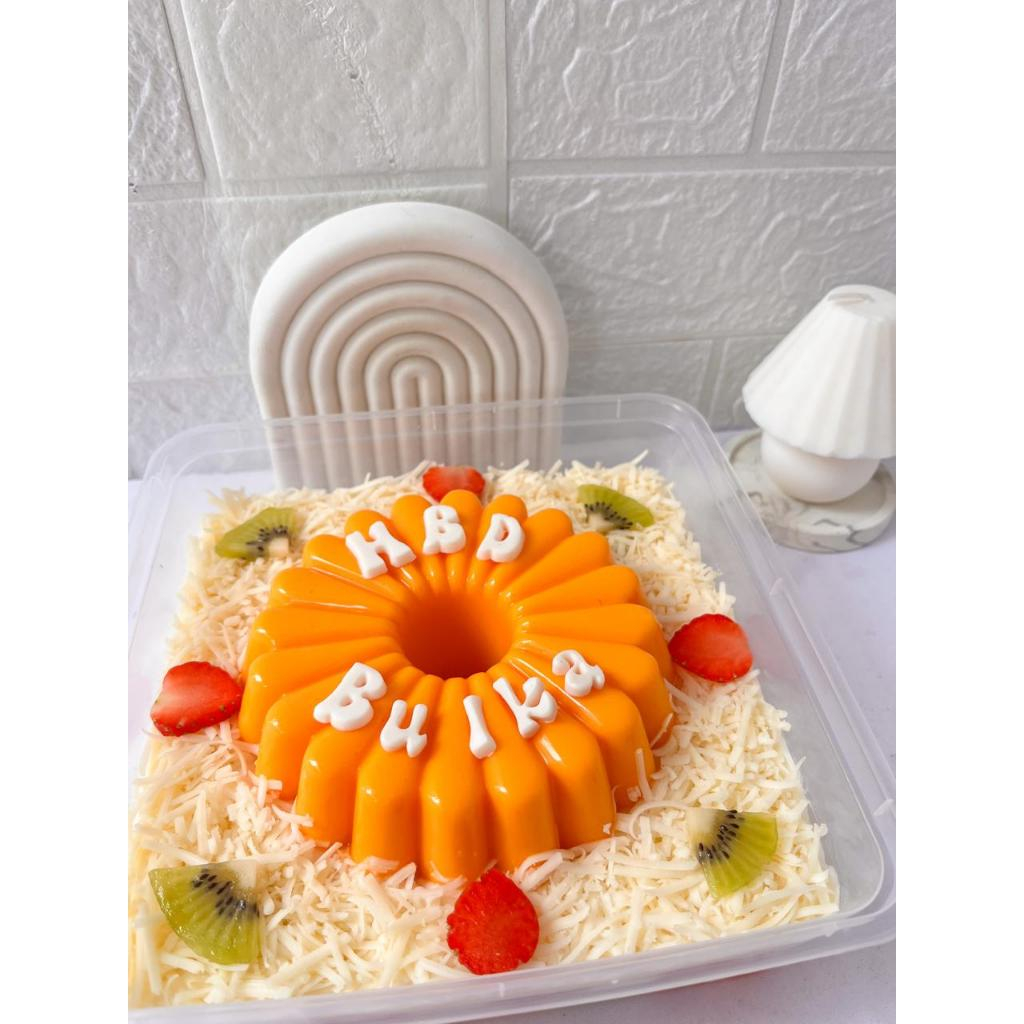 Brilliantblossoms_ Puding Mangga Salad Buah Creamy / Puding Salad Fresh / Salad Fresh / Cemilan