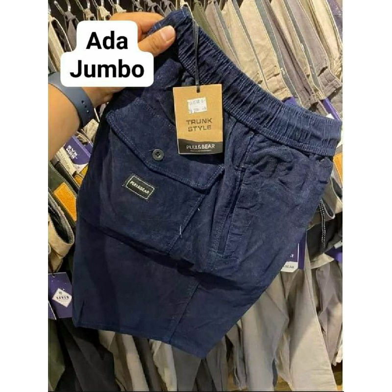 BIG SIZE CELANA PENDEK CORDUROY JUMBO DAN STANDAR BEST SELLER