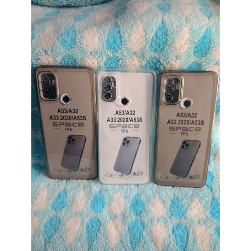 Softcase Casing Oppo A53/A32/A33 2020/A53S Selikon Bening Trasparan Pelindung belakang HP+Camera
