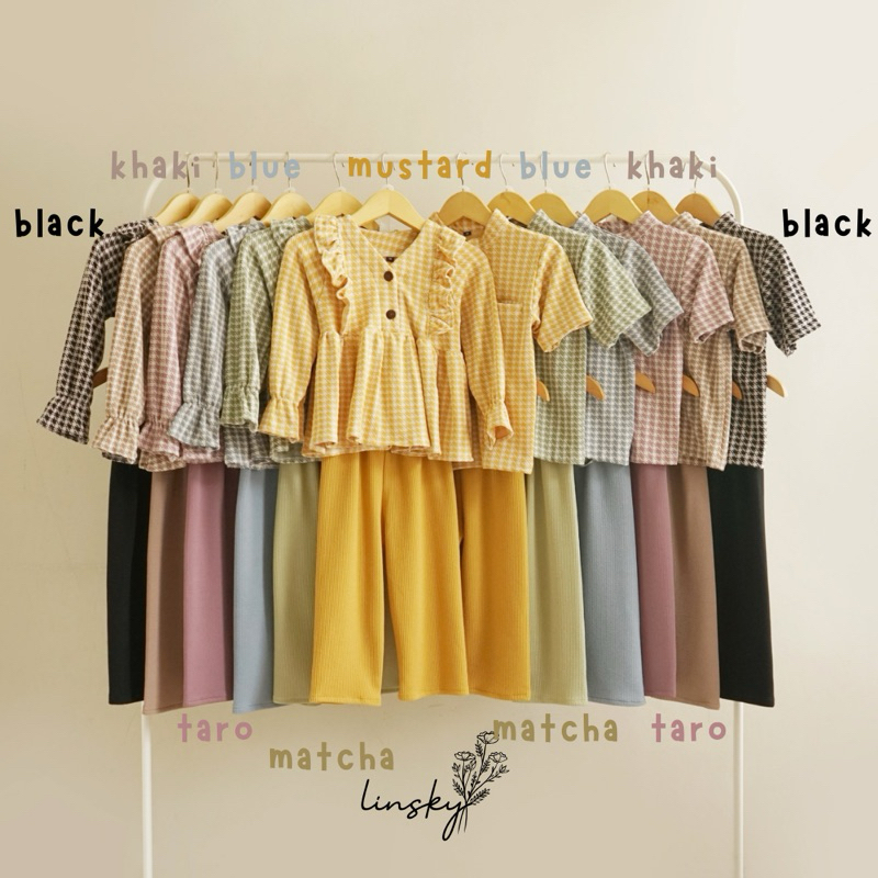 LINSKY BABY - Ramies Series Vol. 2 3in1 Set Anak Couple