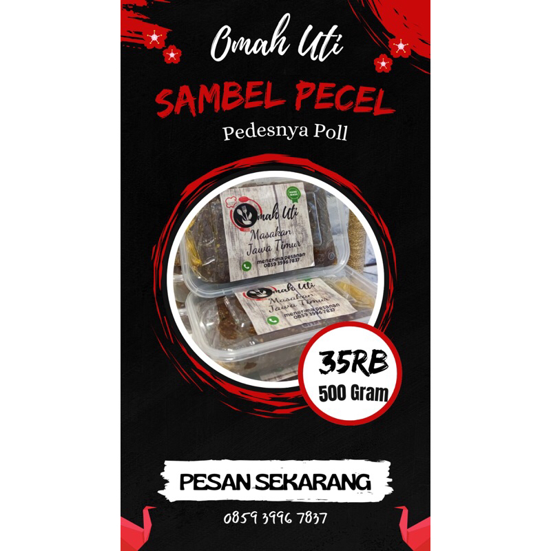 

sambal pecel khas kediri