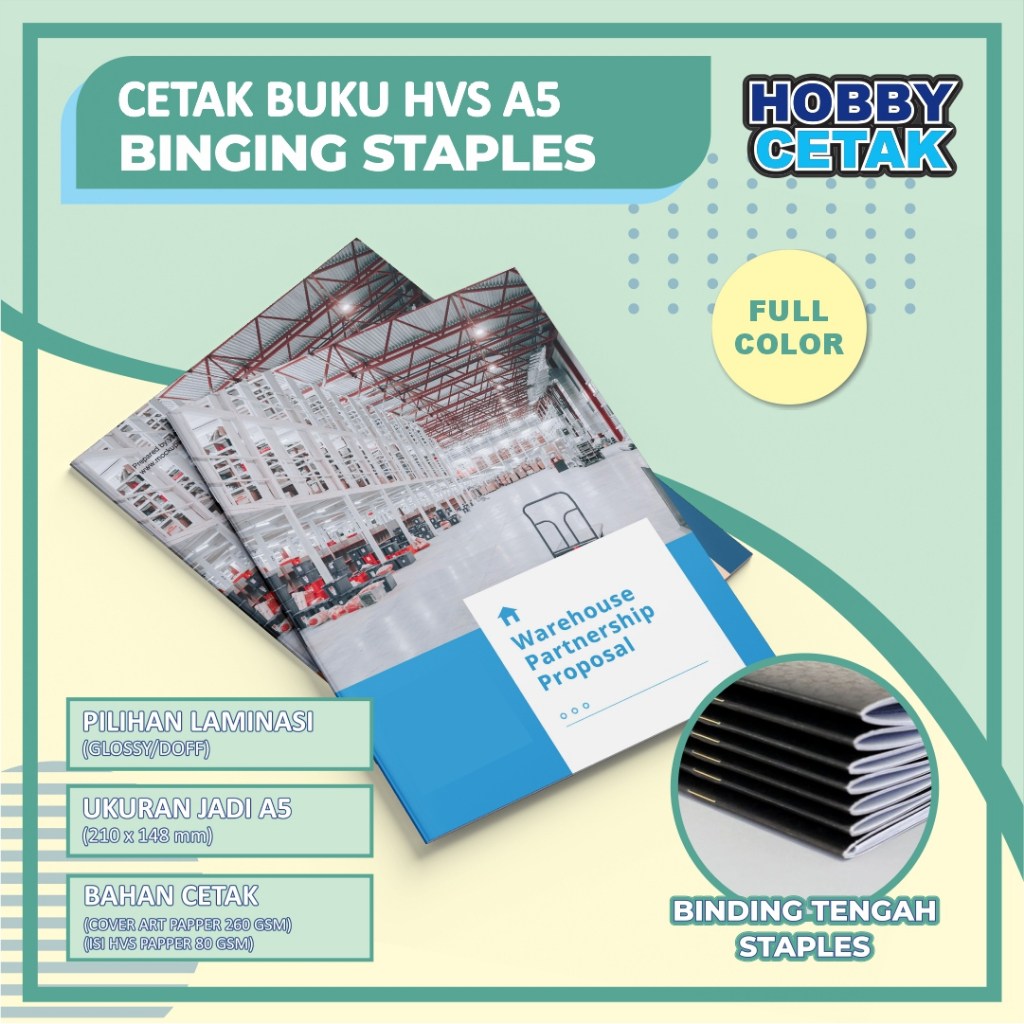 

Cetak Buku Majalah Katalog Ukuran A5 Binding Steples / Staples Bahan Isi HVS Warna (Full Colors) Harga Terjangkau