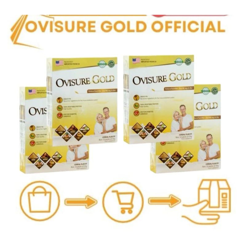

4 BOK OVISURE GOLD MILK SUSU OBAT TULANG DAN SENDI YG SEHAT BEBAS Osteoporosis Osteoarthritis 100% DIMFOR USA