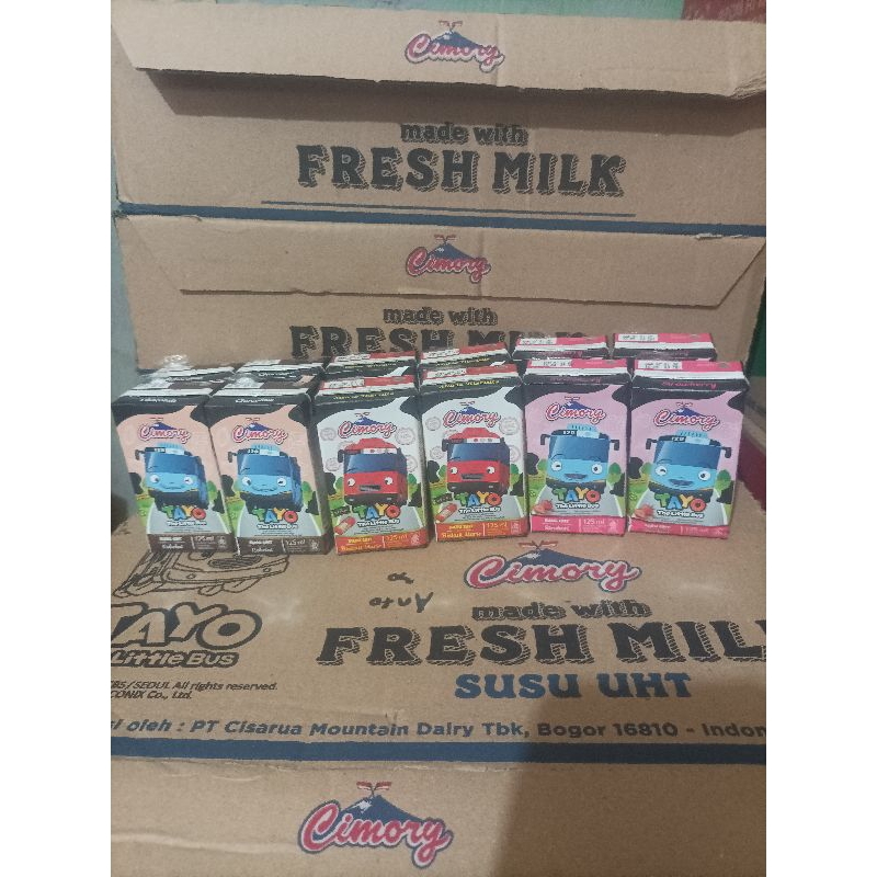 

Cimory fresh milk 125ml 1carton isi 40pcs (bisa campur)