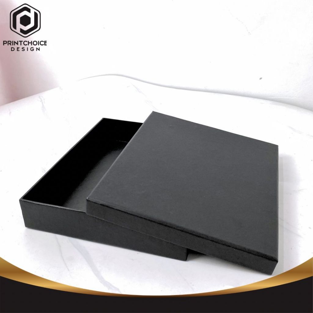 Kotak Box Hitam Polos Box Ekslusive Kado Hadiah Uang Tahun