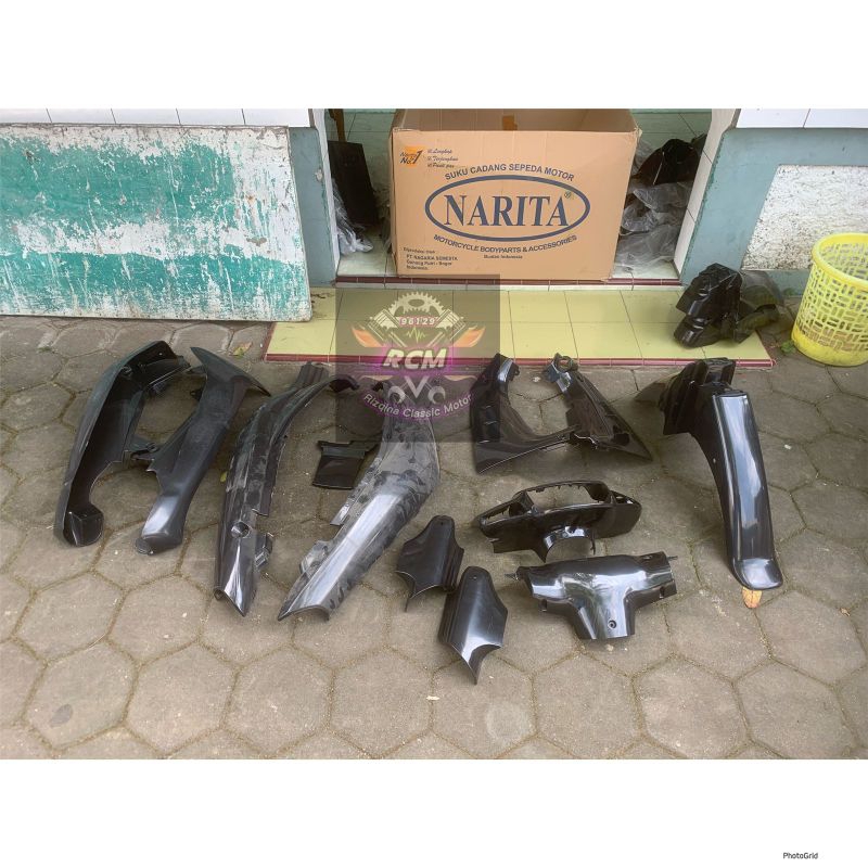 cover body Suzuki satria lumba 2 tak bahan mentah, cover body satria 2 tak lumna