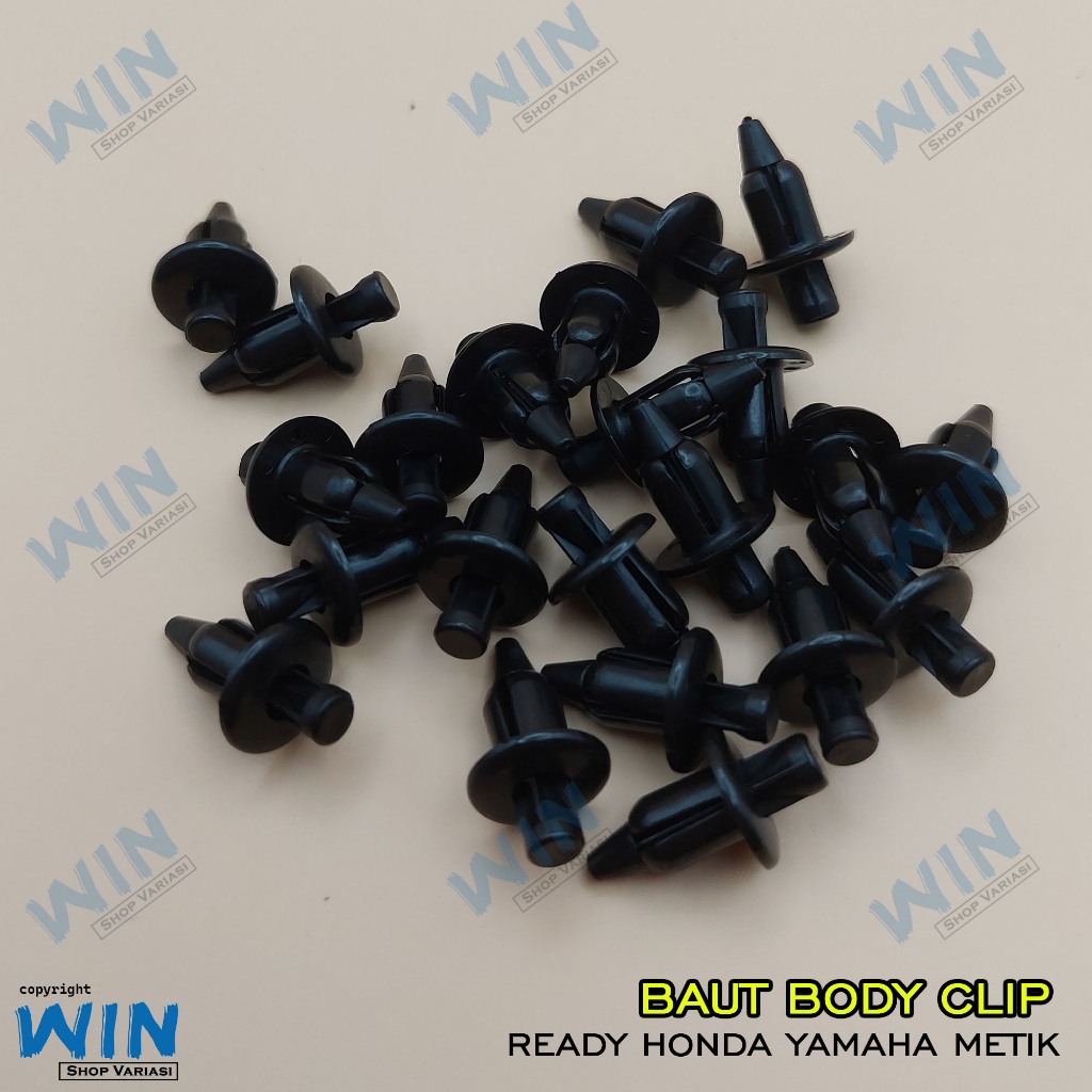 baut body motor beat FI beat karbu mio sporty dll model klip 20PCS