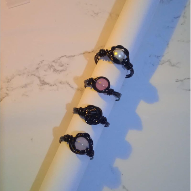 Black series °•*☆ (cincin kawat tembaga)