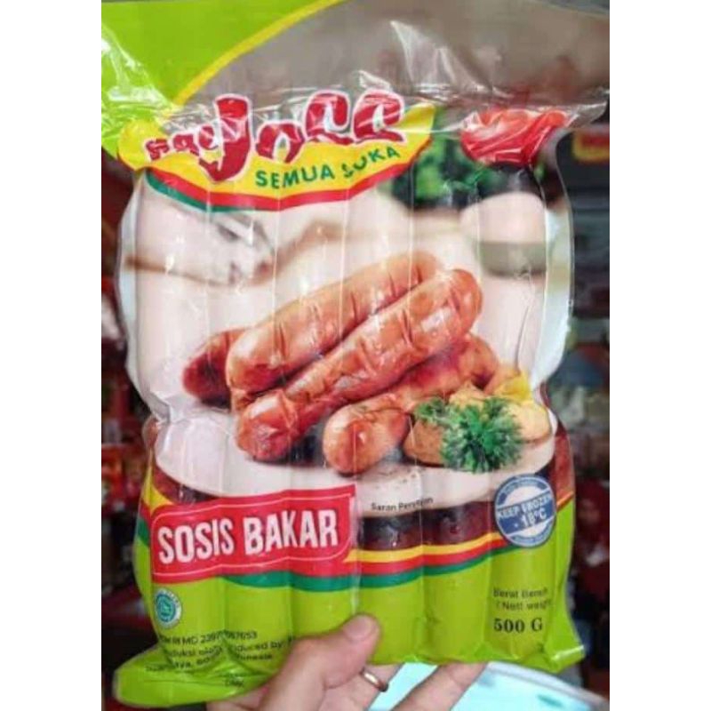 

sausage beef/sosis daging sapi bakar NGEJOSS