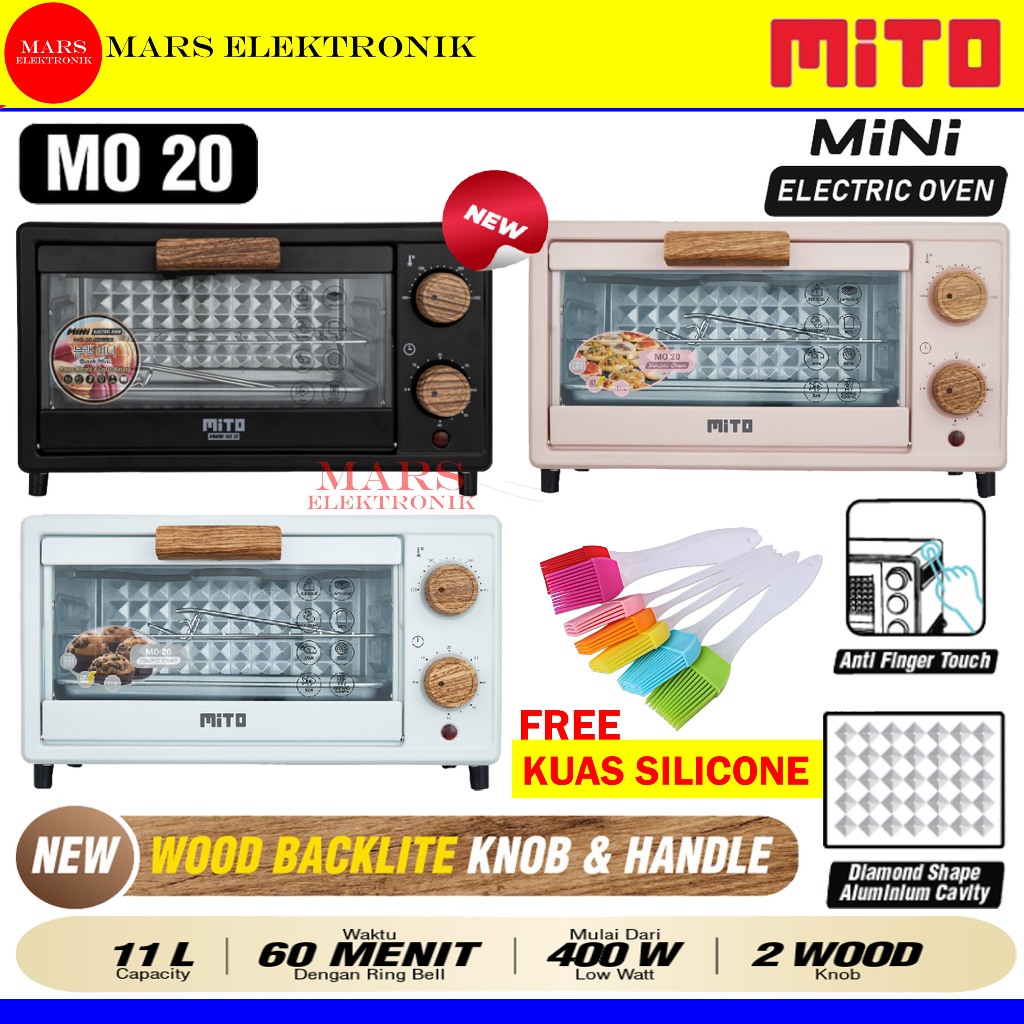 OVEN MITO MO-20 / 11 LITER / MINI / MO 20 / READY / OVEN LISTRIK MITO MINI