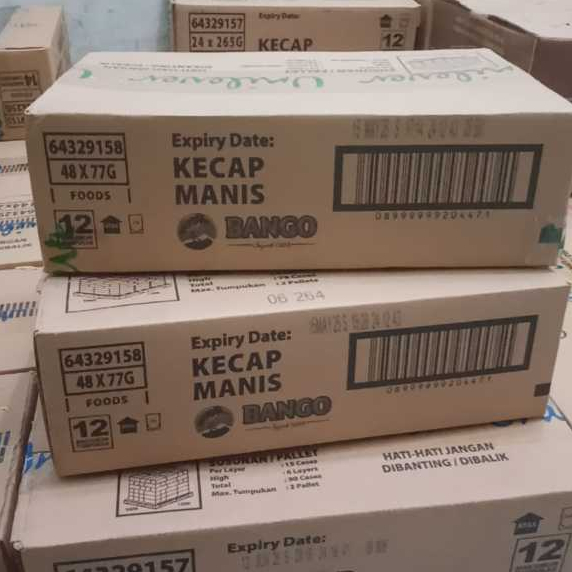 

[Dus] Kecap Manis pouch Kecap Merk Bango Isi 48 x 77 gr - bng60